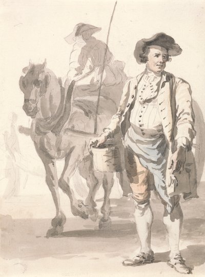 London Cries: A Tinker and His Wife av Paul Sandby