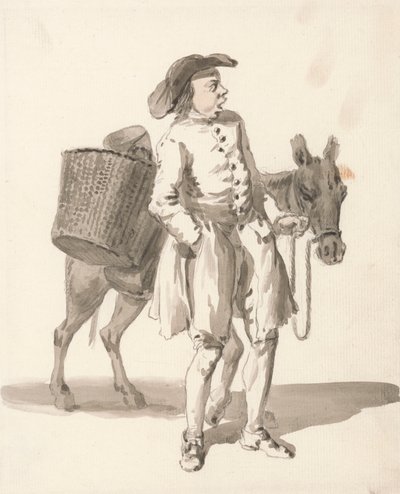 London Cries: Boy with a Donkey av Paul Sandby