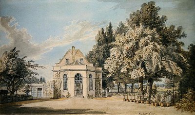 Rackett Lodge, Wandsworth (akvarell over blyant på papir) av Paul Sandby