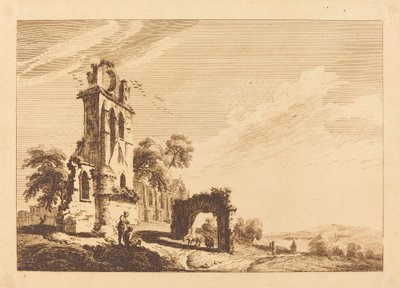Ødelagt Abbey av Paul Sandby