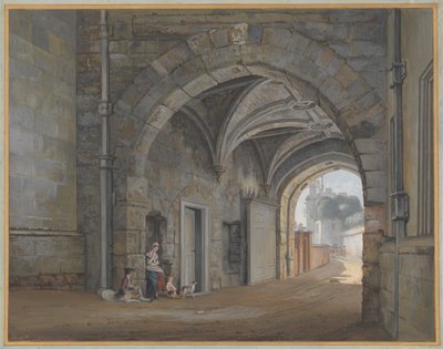 Dronning Elizabeth-porten av Paul Sandby