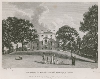 West Combe, i Kent, sete for Marchioness of Lothian av Paul Sandby