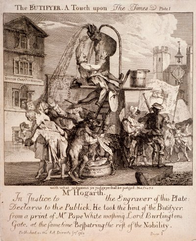 William Hogarth, 1762 av Paul Sandby