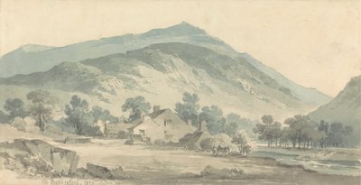 Landskap ved Beddgelert, Nord-Wales av Paul Sandby Munn
