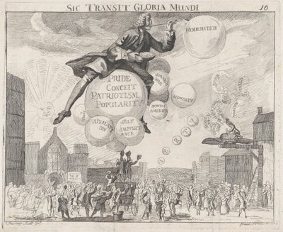 Dermed går verdens ære, ca. 1762, ca. 1762 av Paul Sandwich