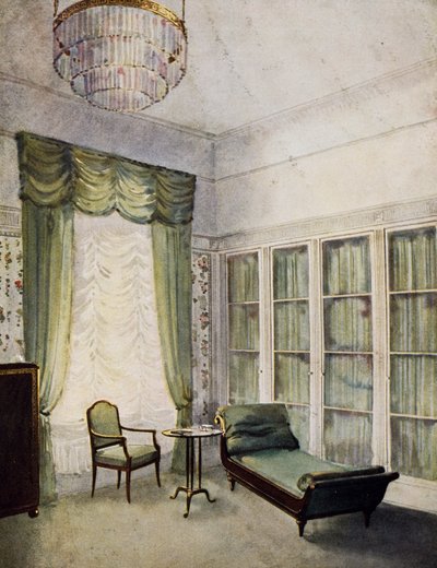 Sittegruppe, tidlig på 1900-tallet, av Paul Schultze-Naumburg (akvarell) av Paul Schultze Naumburg