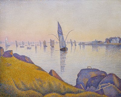 Abendruhe, Concarneau, opus 220 (Allegro Maestoso). 1891 av Paul Signac