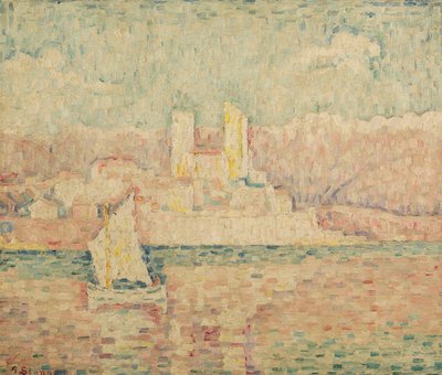 Antibes morgen, 1919 av Paul Signac