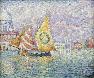 Bragozzo, Venezia, 1905 av Paul Signac