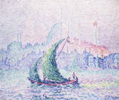 Cote d"Or, The Suleimanie, Konstantinopel, 1907 av Paul Signac