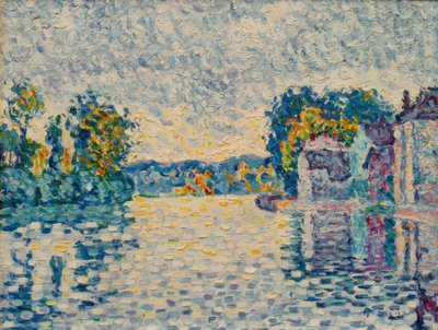 Seinen på Samois av Paul Signac