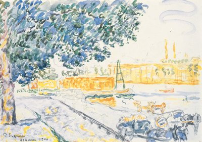 Seinen ved Asnières av Paul Signac