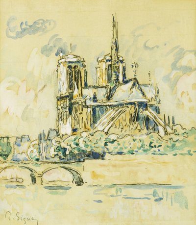 Vår dame, av Paul Signac