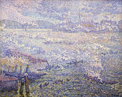rotterdam. The Fumes av Paul Signac