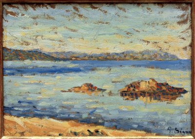 Saint-Tropez, rolig av Paul Signac