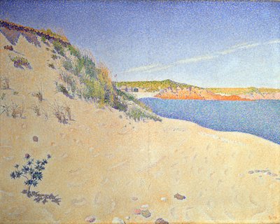 Stranden ved Saint-Briac. Op. 212 Sandstrand, 1890. av Paul Signac