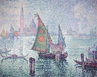 The Green Sail, Venezia, 1904 av Paul Signac