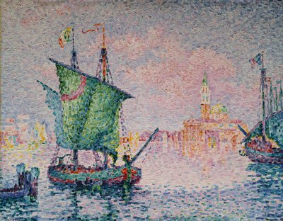 Venezia - den rosa skyen av Paul Signac
