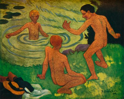 Gutter som bader, 1906 av Paul Sérusier