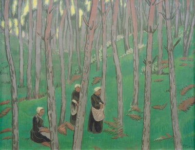Soppsamlere i skogen av Paul Sérusier