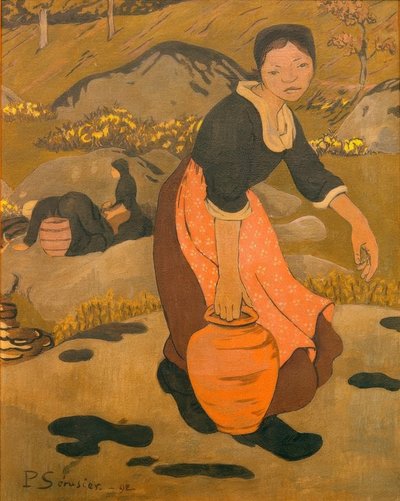 Ung breton med en kanne av Paul Sérusier