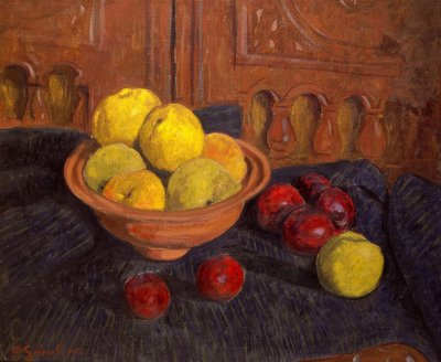 P.Sérusier, Stilleben med epler / maleri, 1915 av Paul Sérusier