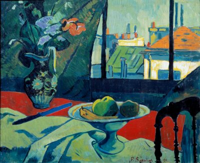 Stilleben, kunstnerens verksted-maleri av Paul Serusier (1863-1927) 1891 Søn. 0,6x0,73 m Paris, musee d