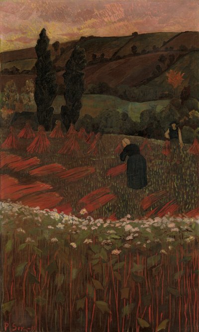 Innhøstingen av bokhvete av Paul Sérusier