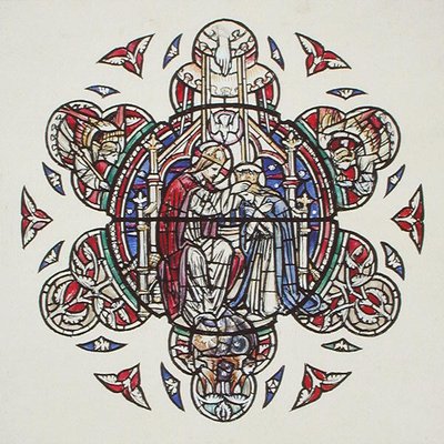 The Coronation of the Virgin, ca. 1910 (akvarell på papir) av Paul Vincent Woodroffe