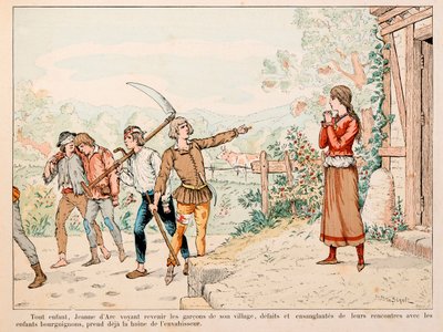 Illustrasjon hentet fra boken "" Jeanne d