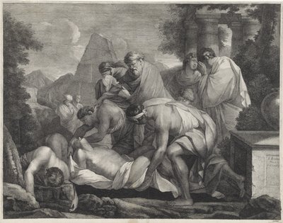 Tobit begraver de døde av Paul van Somer (II)