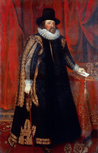 Portrett av Francis Bacon (London av Paul van Somer