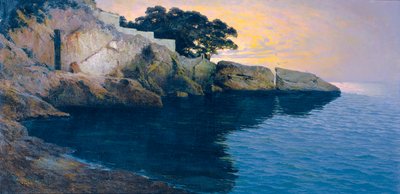 Kysten utenfor Dubrovnik av Paul von Spaun