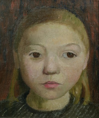 Hodet til en jente av Paula Modersohn Becker