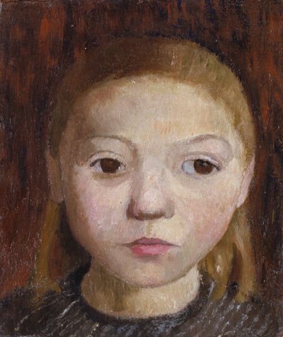 Hodet til en jente av Paula Modersohn Becker