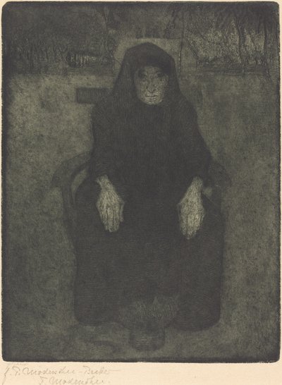 Gammel dame av Paula Modersohn Becker