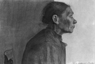 Portrett av en bondekvinne, 1898-99 av Paula Modersohn Becker