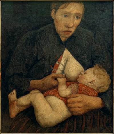 Ammende mor av Paula Modersohn Becker