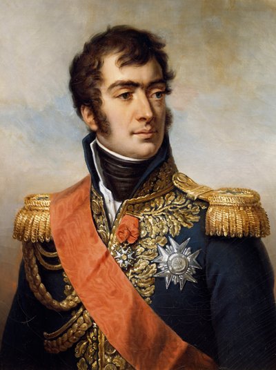 Portrett av Auguste Frederic Louis Viesse de Marmont av Paulin Jean Baptiste Guerin
