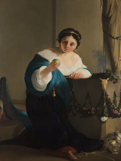 Cydippe med Acontius-eplet av Paulus Bor