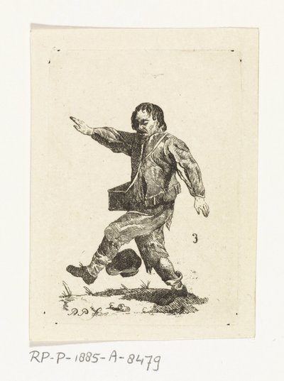 løpende mann av Paulus Charles Gerard Poelman