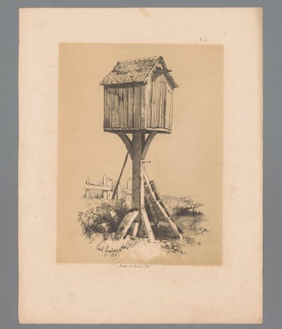 Landskap med svaleslag Pittoreske ansikter av Paulus Lauters (serietittel) Etrennes pittoresques pour 1839, par Lauters (serietittel) av Paulus Lauters