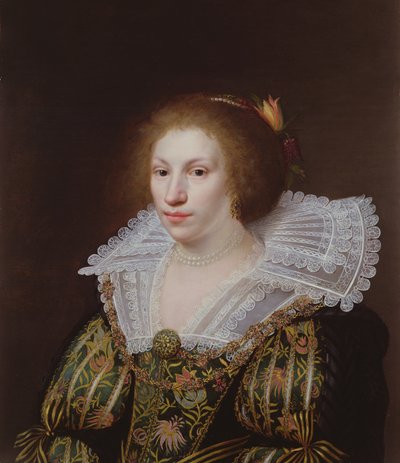 Portrett av en ung kvinne av Paulus Moreelse