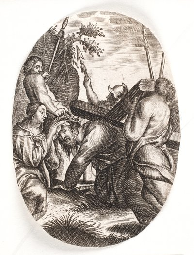 Kristus bærer korset av Paulus Pontius