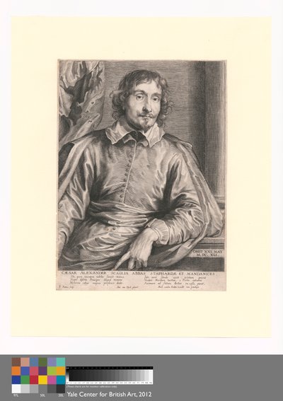 Cæsar Alexander Scaglia abbed av Staphardæ og Mandanices av Paulus Pontius