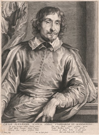 Cæsar Alexander Scaglia abbed av Staphardæ og Mandanices av Paulus Pontius