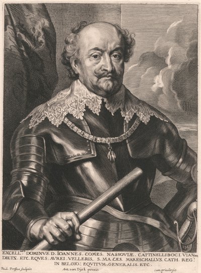 Eksellens Herre. D. John Telle. av Nassau. Cattinelliboci Via Dietz. Etc av Paulus Pontius