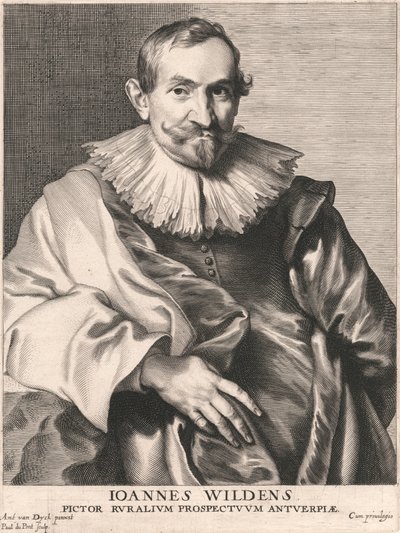 Joannes Wildens, maler av Rural Prospects of Antwerpen av Paulus Pontius