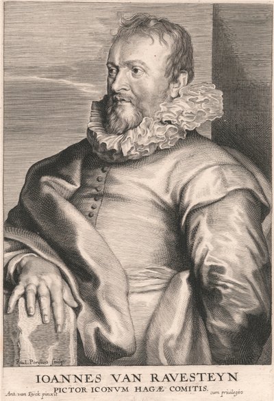 Joannes van Ravesteyn, ikonmaler av Haag-greven av Paulus Pontius
