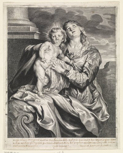 Maria med Kristusbarnet av Paulus Pontius